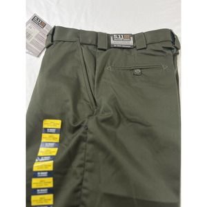 5.11 Tactical Series Casual Men's Pants Size 32 unhemmed Sheriff Green